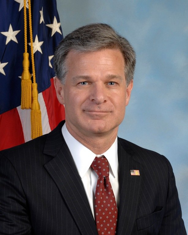 Christopher Wray is the director of the FBI.